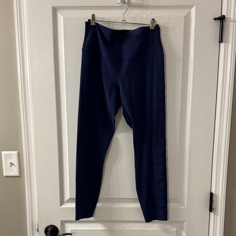 Lululemon Athletica Deep Blue Leggings Size 10